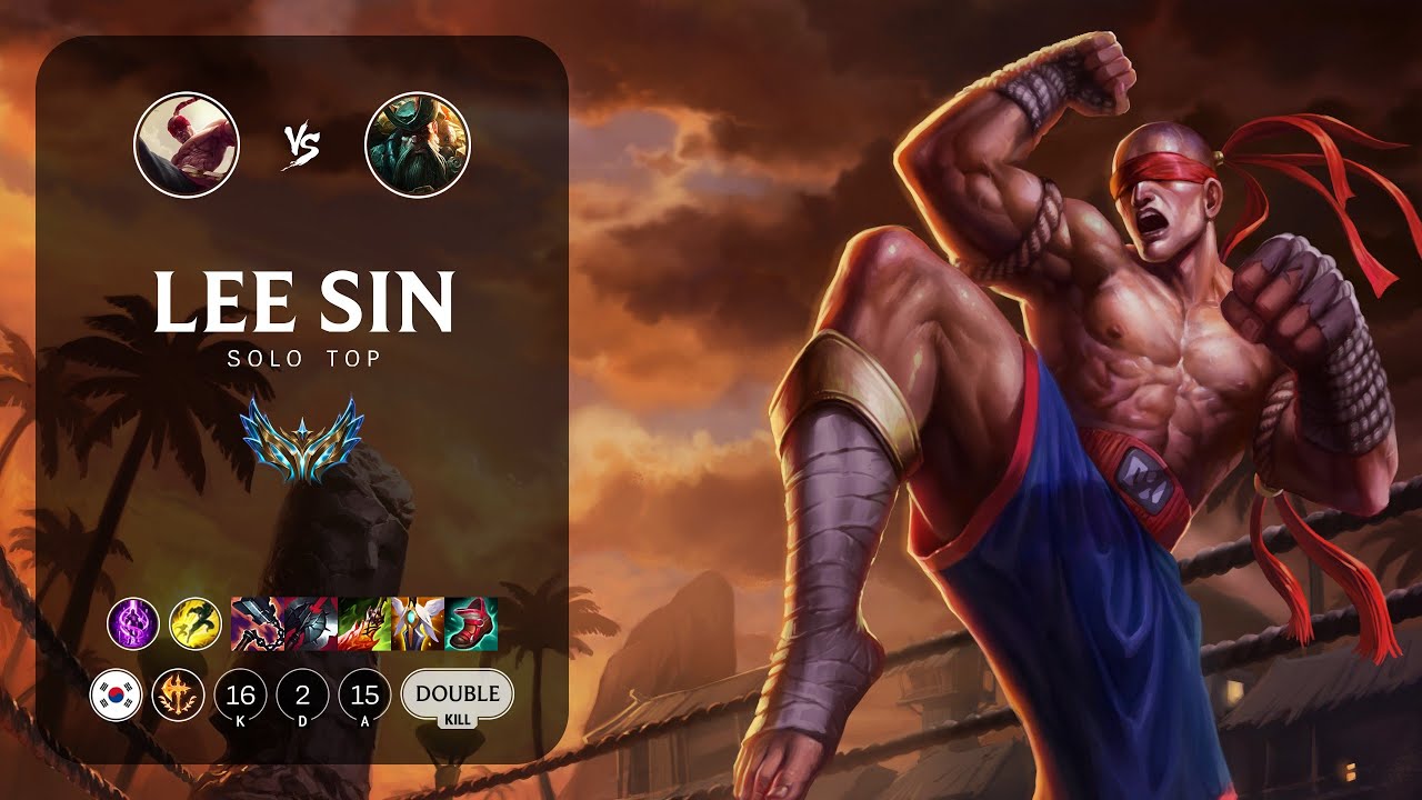 Lee Sin Top vs Gangplank - KR Challenger Patch 13.4