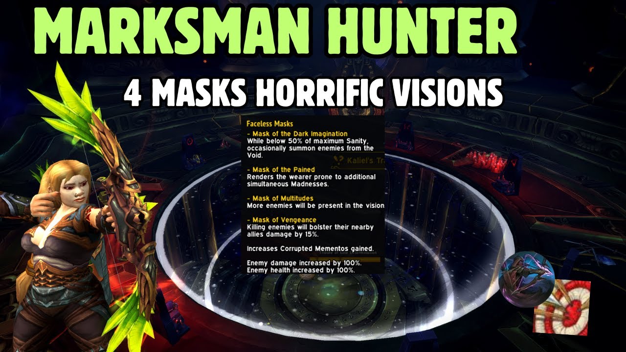4 Masks Horrific Visions | Marksman Hunter