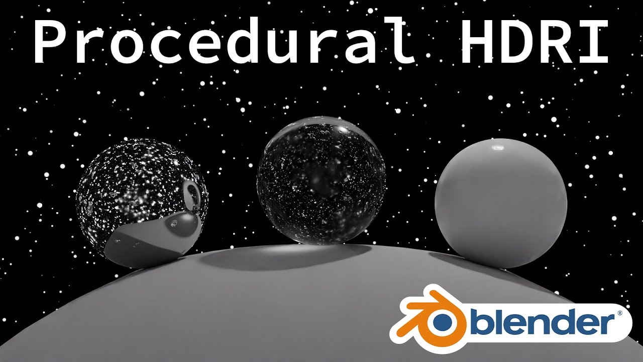 Make a Procedural Sky with Stars HDRI with Nodes || Blender 2.82