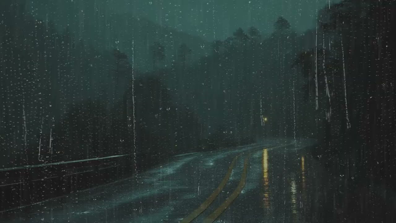 Soft Rain on a Silent Road Deep Sleep Sounds for Relaxation Calm Mind and Stress Relief for Sleep Go