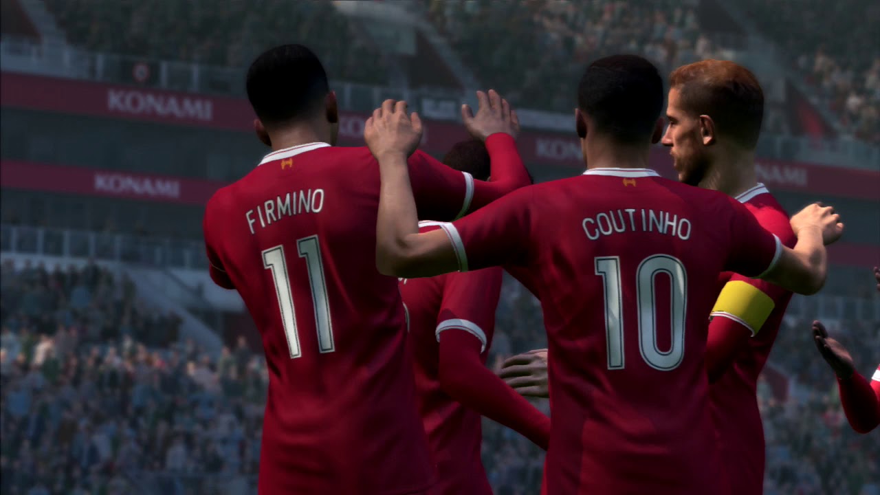 PES 2018 Gameplay PS3 - Manchester United vs Liverpool Full Game