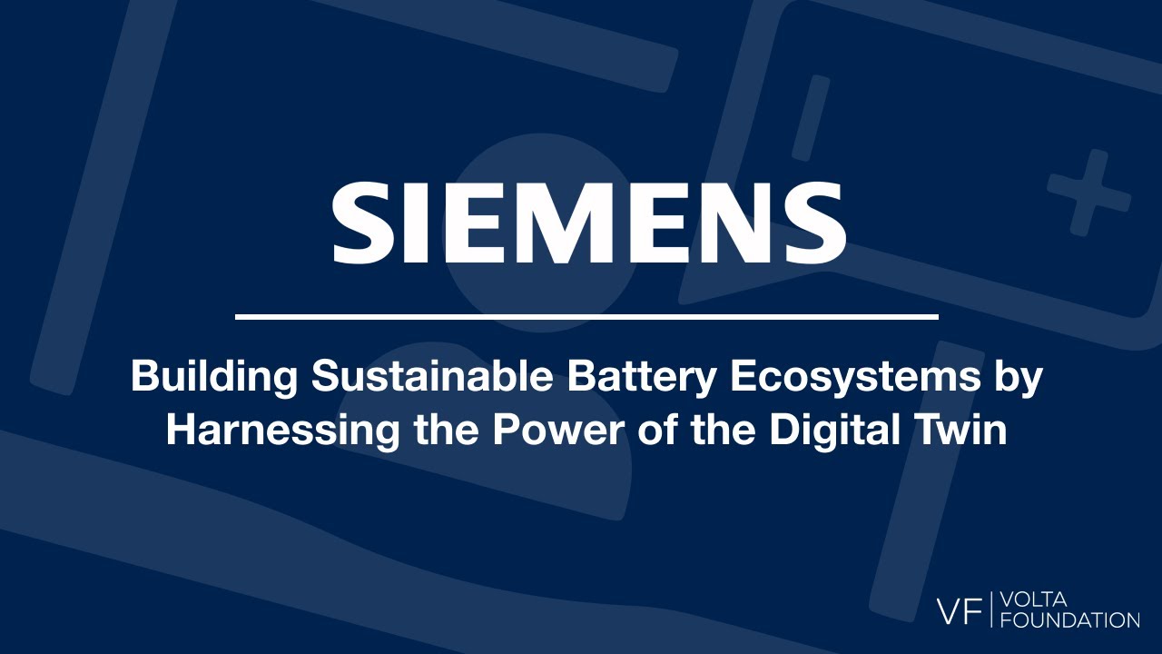Webinar: Building Sustainable Battery Ecosystems by Harnessing Digital Twin with Siemens & Digatron