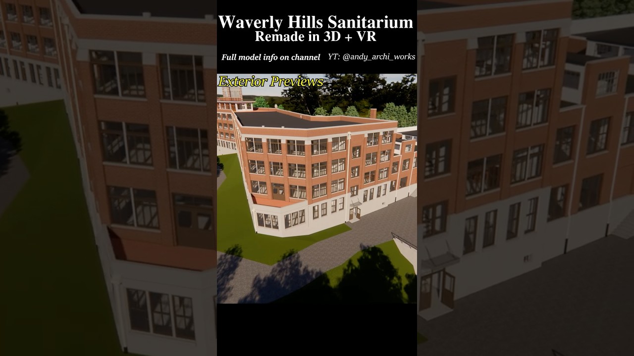 Waverly Hills HAUNTED #3d #architecture #abandonedhospital #haunted #horror #kentucky #scary #ghost