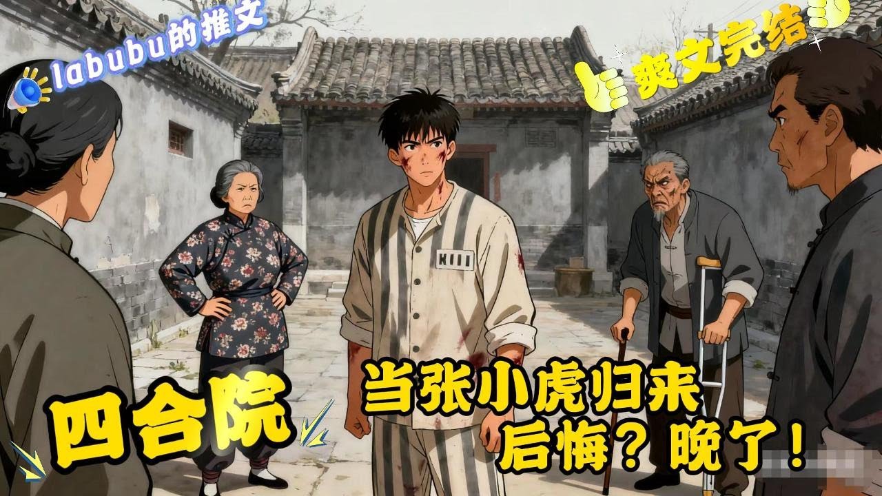 完结《四合院》红星四合院内张家老太太过世，正在上高中的张小虎回家奔丧，秦淮茹惦记上了张家的小跨院，伙同贾东旭污蔑张小虎对秦淮茹耍流氓，把他送进了监狱，当张小虎归来...#四合院