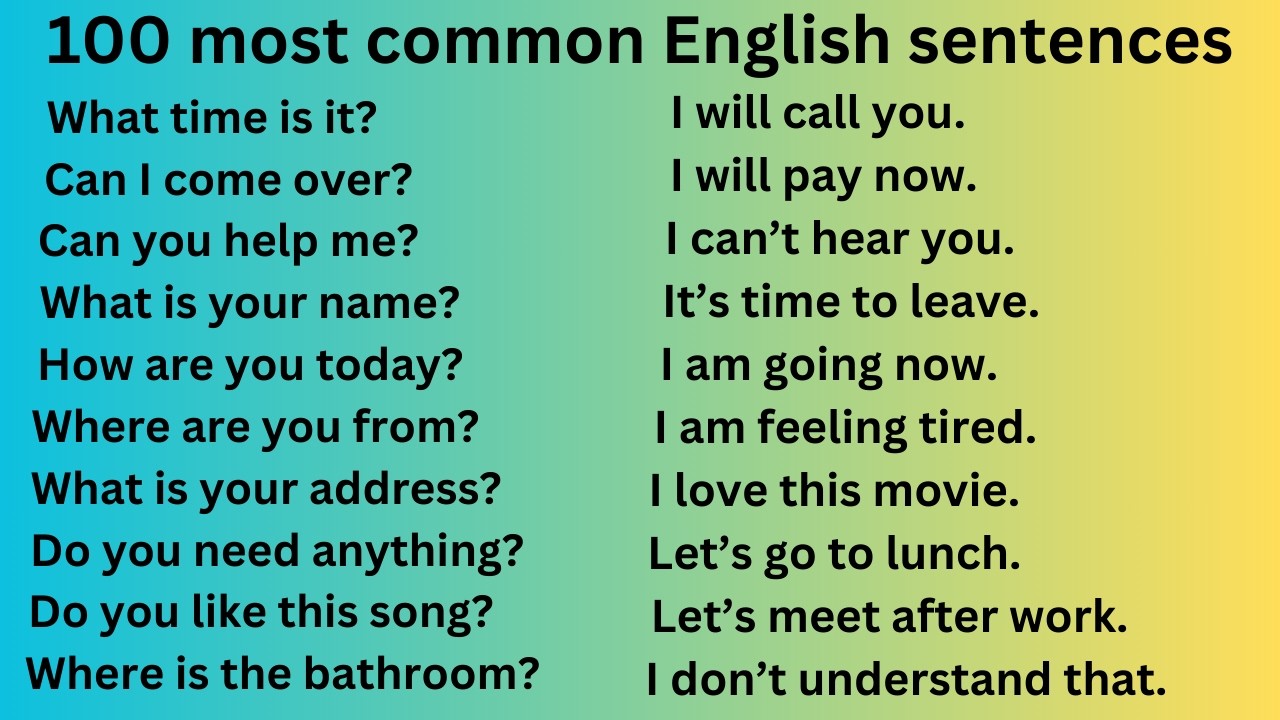 Top 100 English Sentences to Boost Your Confidence Fast