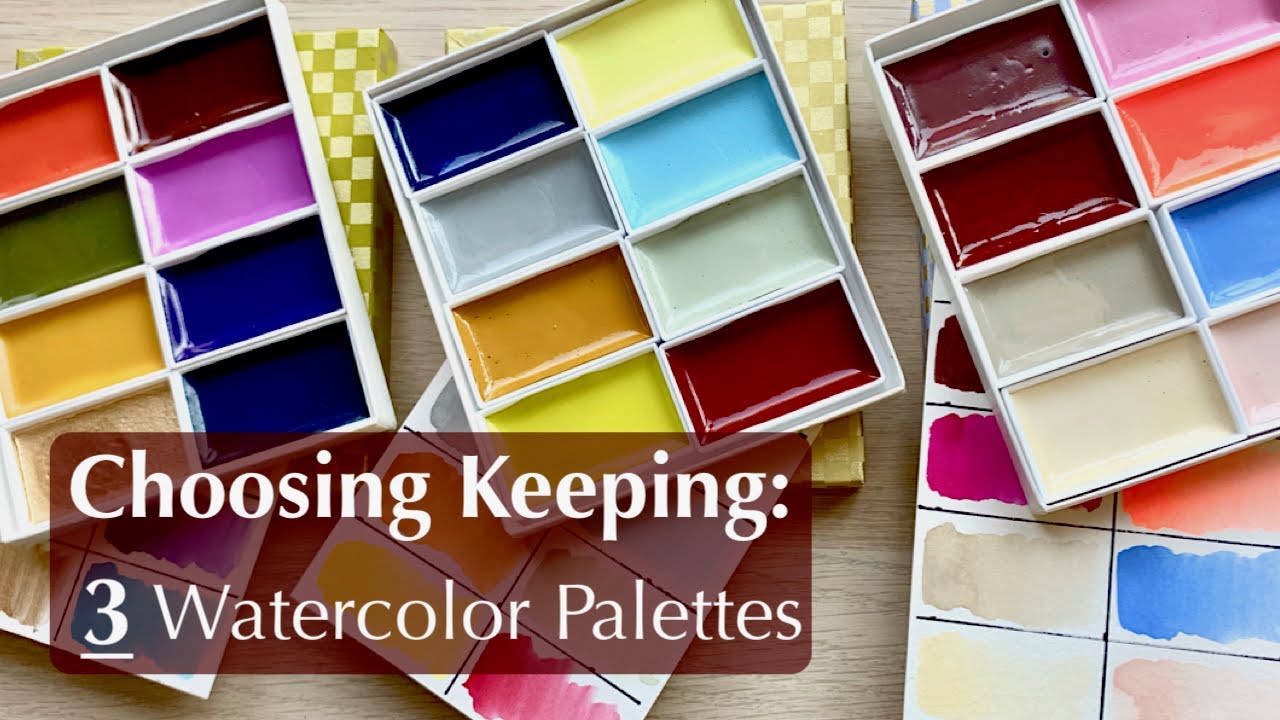 Swatching: Choosing Keeping Retro Watercolor Palettes from England | 1960s 1970s 1980s