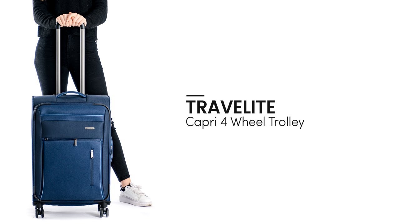 Travelite Capri 4 Wheel Trolley - Bagageonline
