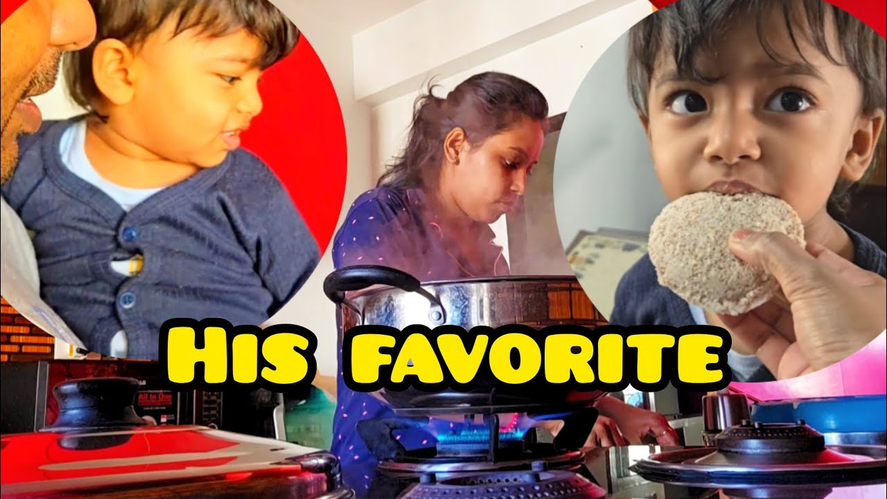 Cooking My Toddler's Favroite Ragi Idli | Real Mom Life  #ragiidli #hisfavroite