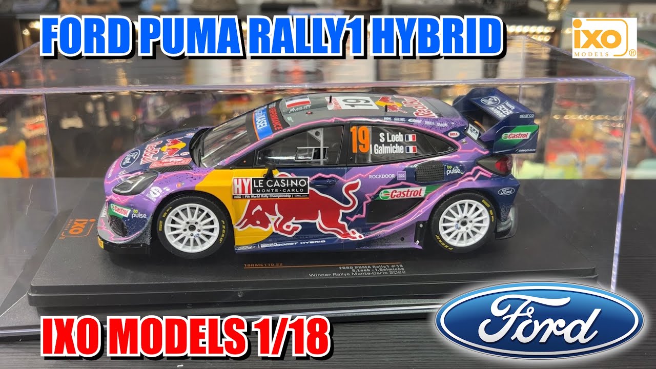 FORD PUMA RALLY1 HYBRID! IXO Models 1/18