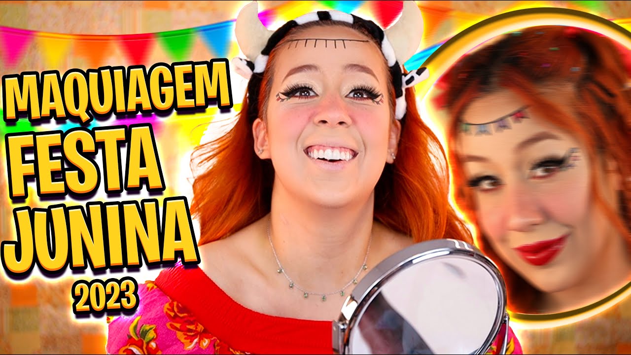 MAQUIAGEM PARA FESTA JUNINA | ficou muito linda 😍