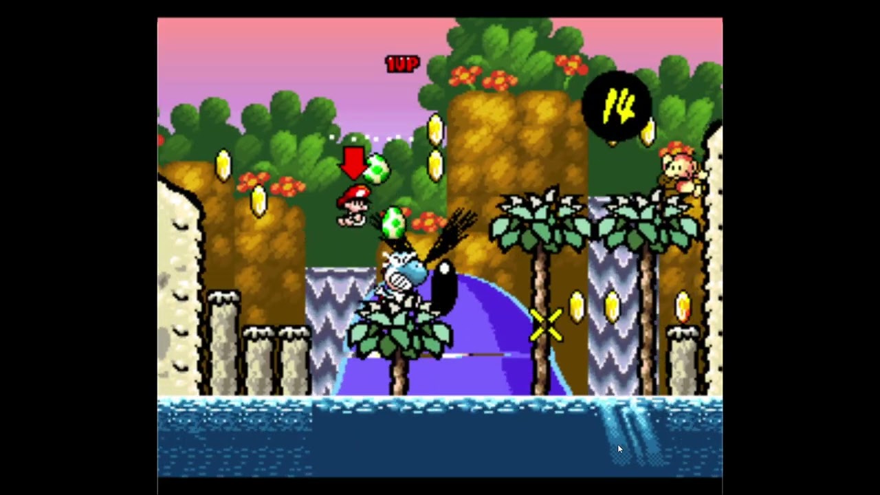 Super Mario World 2: Yoshi's Island World 3 100% Walkthrough