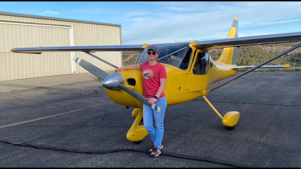 Flying my NEW GLASTAR home from Colorado!