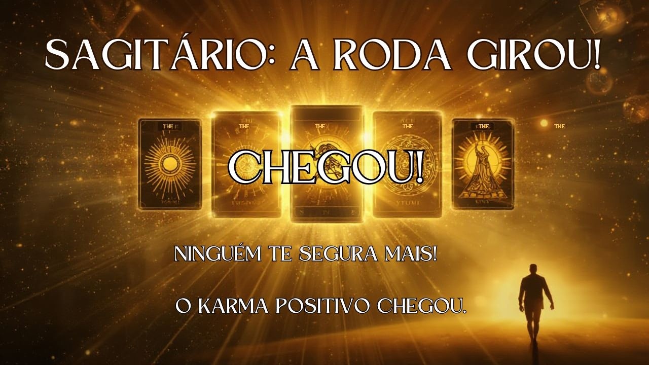 SAGITÁRIO: A RODA GIROU! O KARMA POSITIVO CHEGOU E NINGUÉM TE SEGURA MAIS! ♐🎡🔥