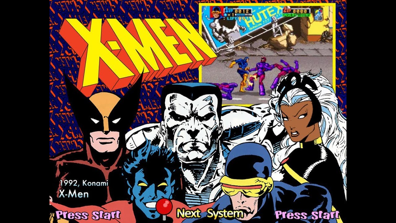 X-Men: The Arcade Game (Arcade) - Cyclops