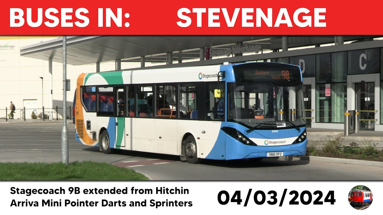 Buses in Stevenage 04/03/2024