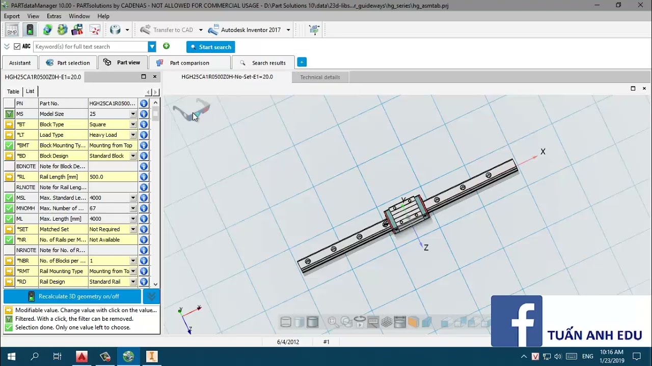 PART Solutions V10 - Library 3D CAD, Phần mềm thư viện cơ khí