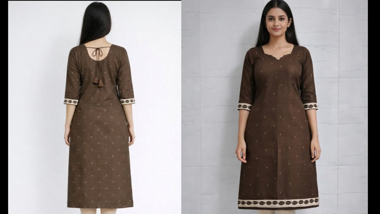 🤎38 size main waist Dart simple kurti ki cutting🤎