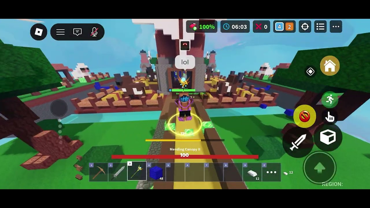 Playing 5v5s with random kits 