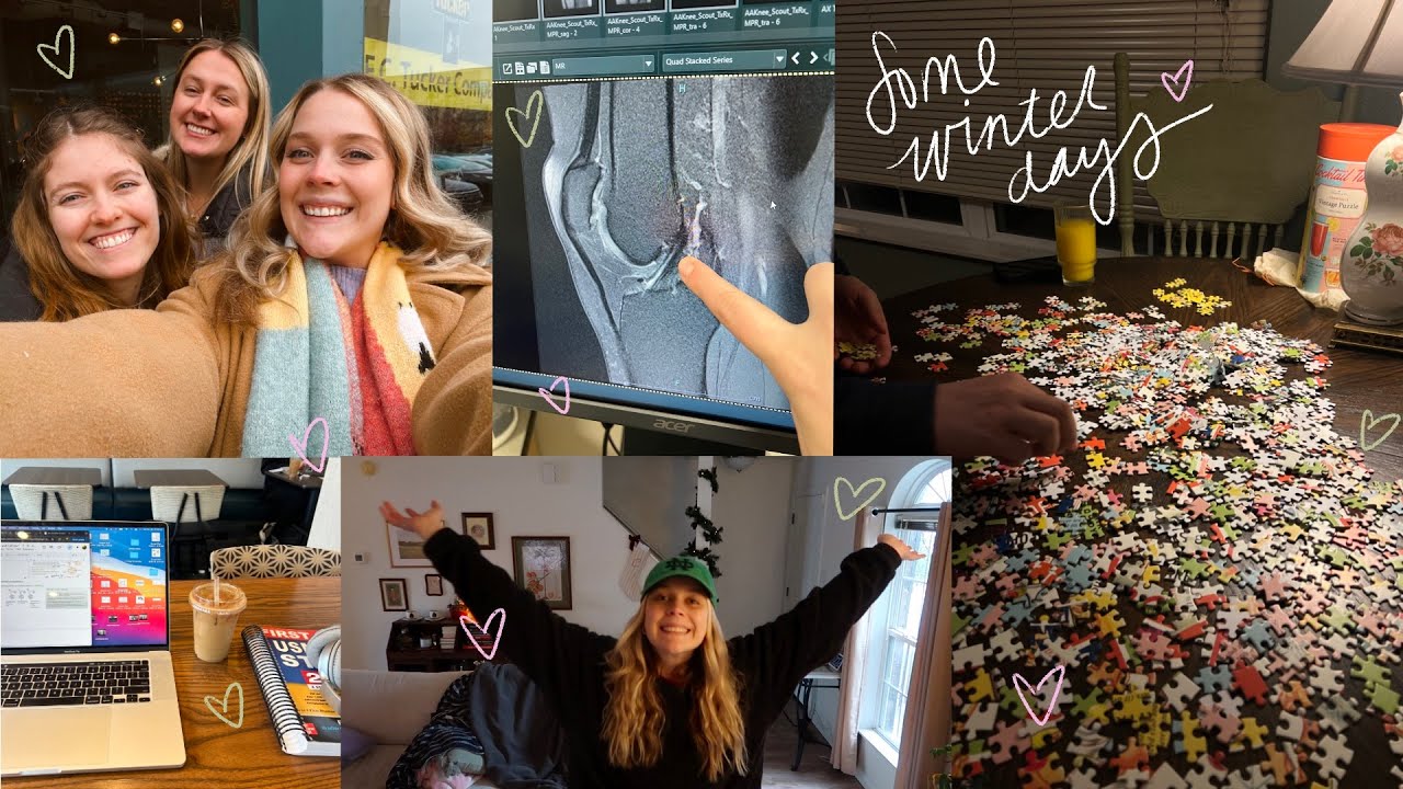 my winter break during med-school (bday, studying, puzzles, reading!!)