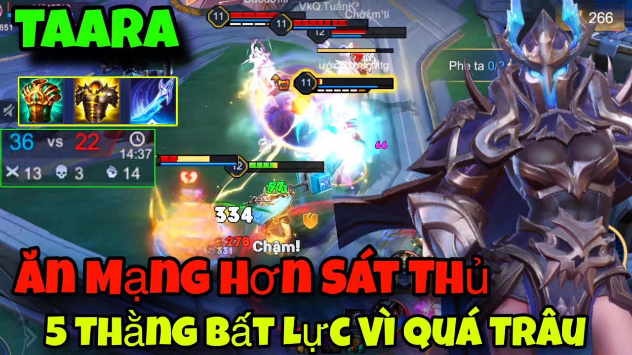 TAARA Si&ecirc;u Tr&acirc;u B&ograve; Ăn Mạng Như S&aacute;t Thủ 5 Thằng Bất Lực Kh&ocirc;ng Hạ Gục Nổi TAARA