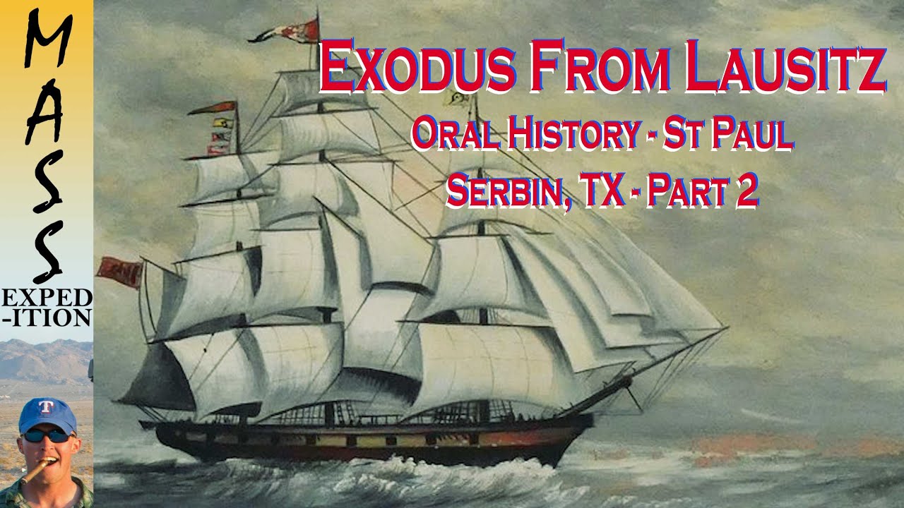 Who Are The Wends? [Part 2 - Exodus from Lausitz ] Oral History of St Paul | Serbin, TX | 2020 [4K]