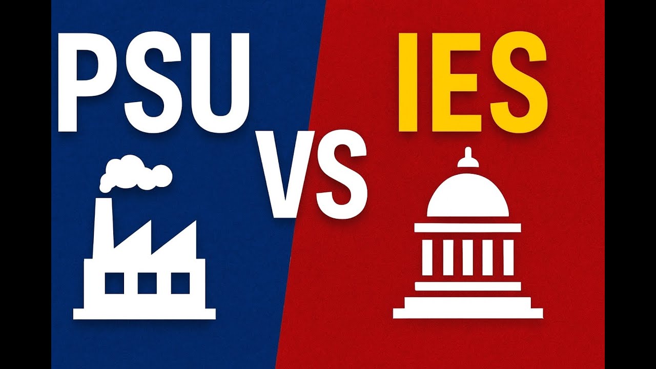 PSU VS IES|ESE VS GATE|PSU Job VS Central Government Job|Why Everyone's Talking About PSU vs IES Now