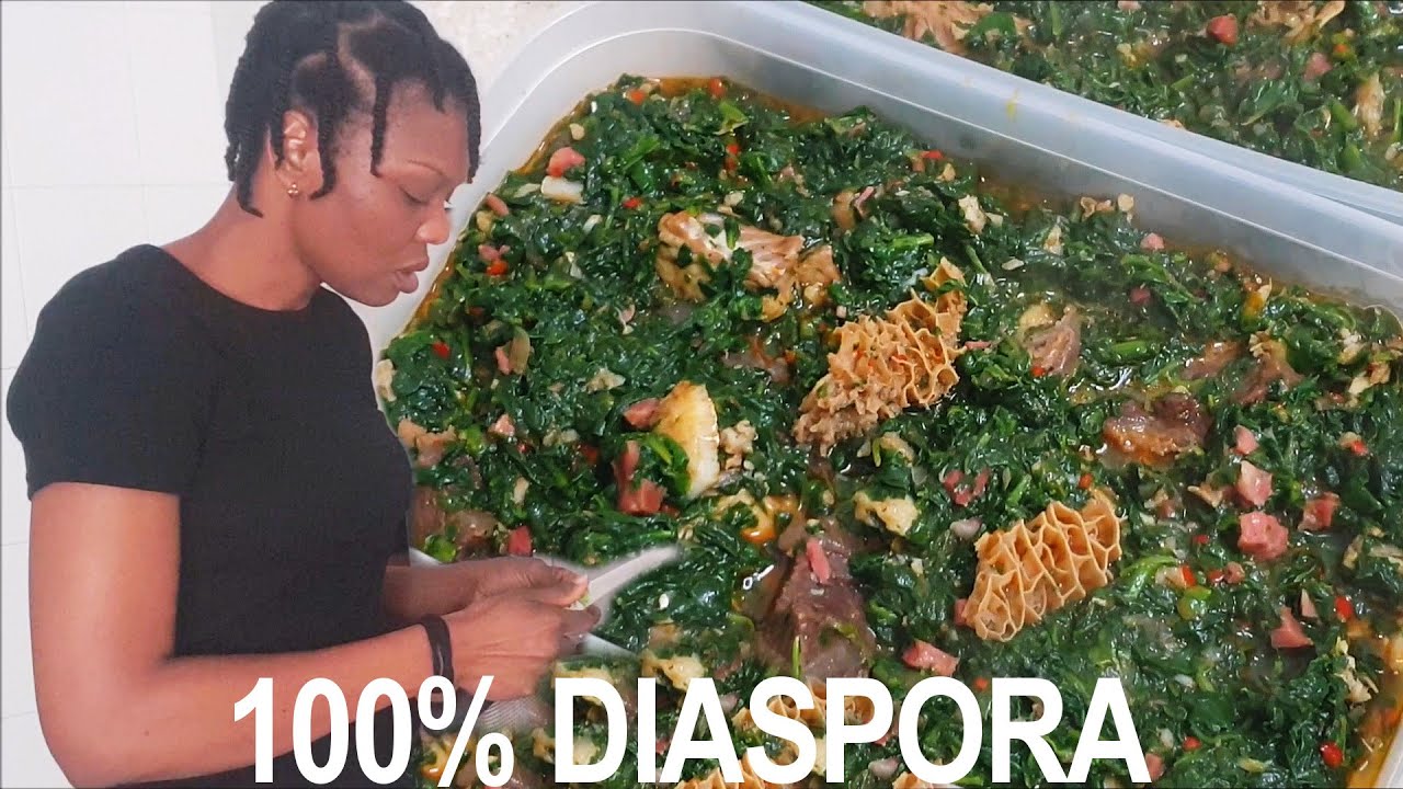 Cook With Me: Diaspora Vegetable Soup with 100% Alternative Ingredients | Flo Chinyere