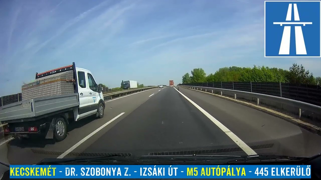 Készülj a vizsgára Kecskeméten - Tuti Tananyag - Autópályás útvonal részlet