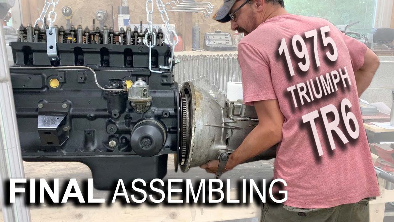 1975 Triumph TR6 - part 22 - Final Assembling Of The Engine