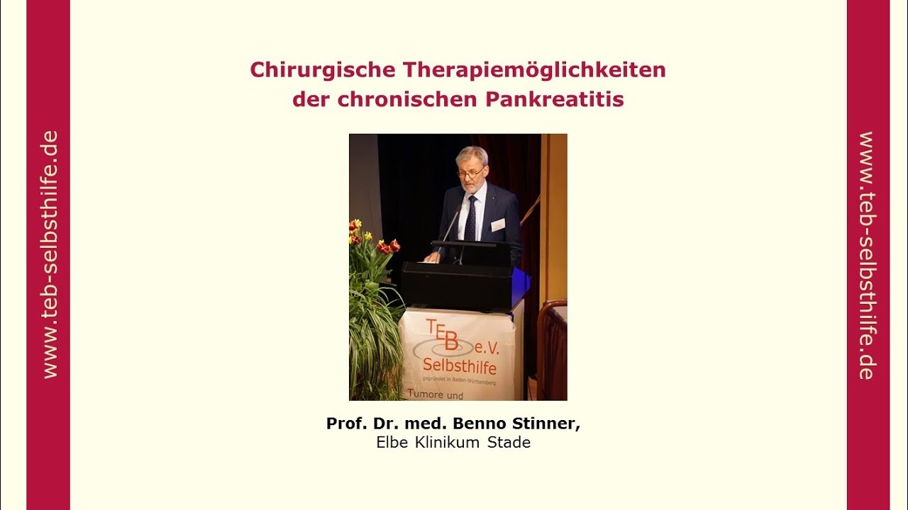 Chirurgische Therapiemöglichkeiten der chronischen Pankreatitis