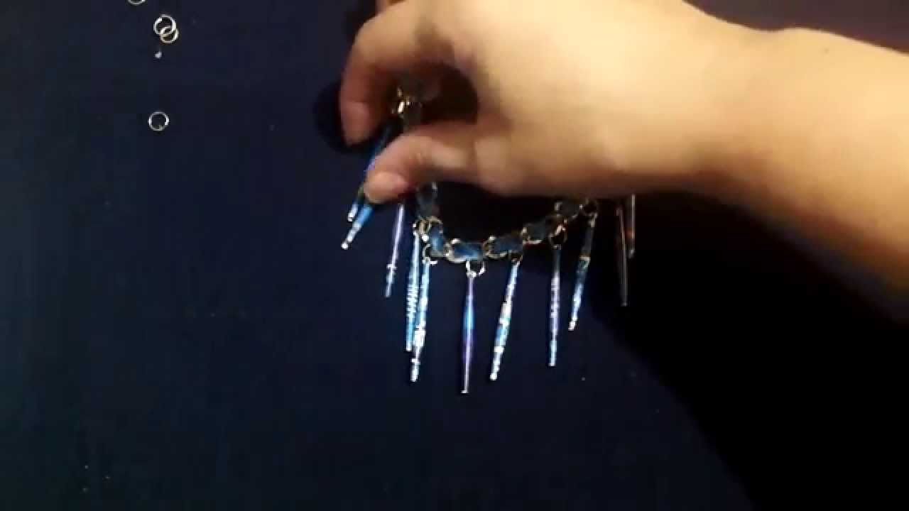 Como hacer un collar con papel reciclado (Inspiracion)// Recycled