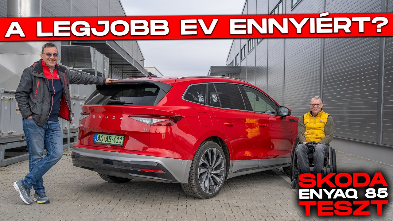 MEGJÖTT a Tesla fő konkurens modellje? - Skoda Enyaq 85 (Garázs Ep. 1050.)