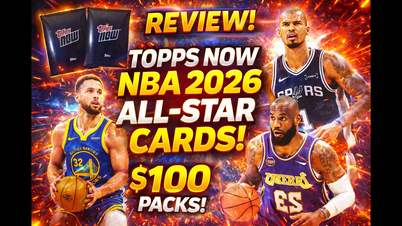 Обзор наборов карточек Topps NOW NBA за 100 долларов | Карточки Карри и Вембаньямы из серии All-S...