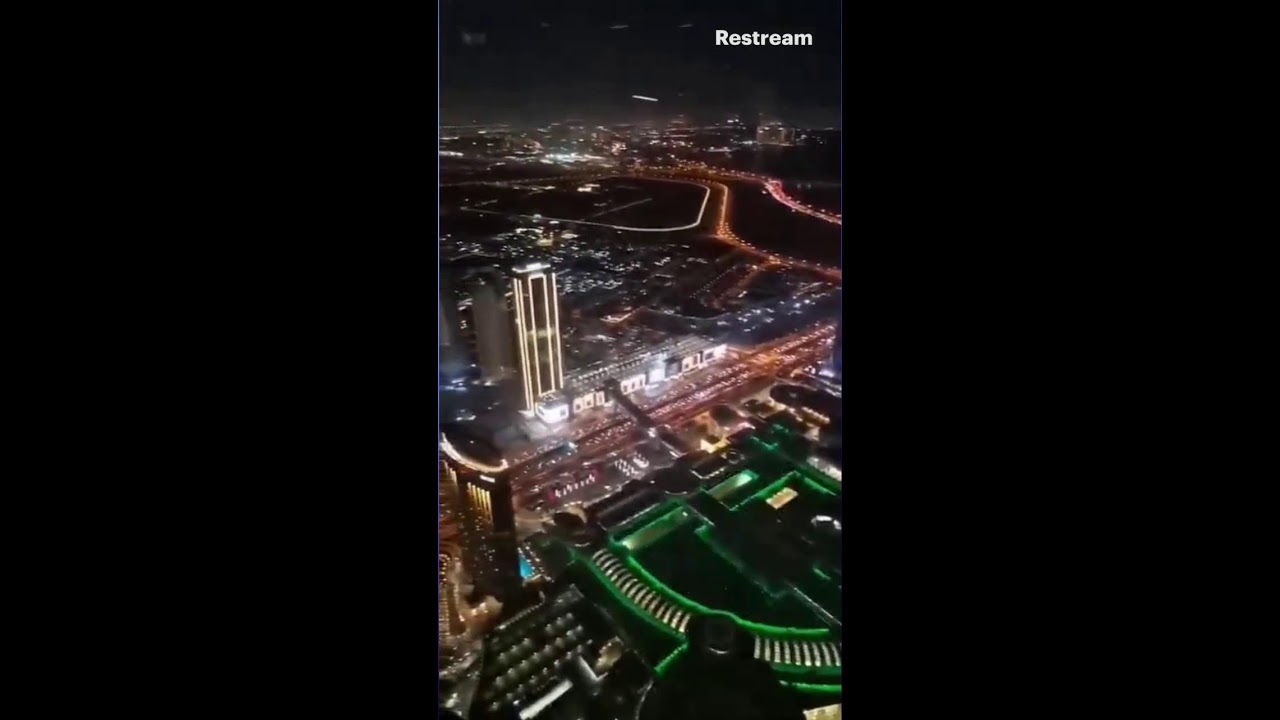 🔴Live:Dubai Skyline View from Burj Khalifa | world's Tallest Building