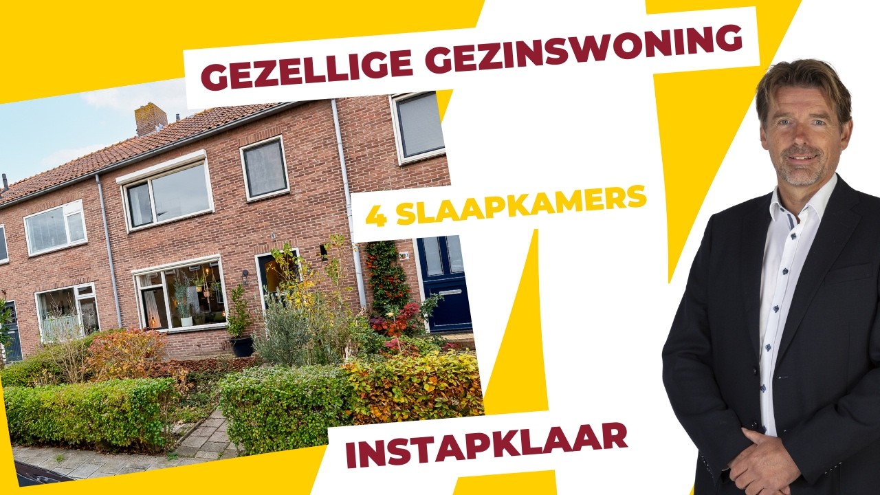 Deze gezellige gezinswoning is perfect voor starters of jonge gezinnen! IJsselstraat 102 Middelburg