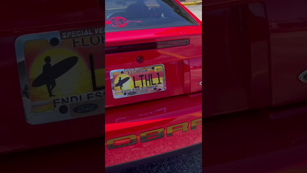 Terminator Cobra SVT Mustang Torch Red Boosted 4.6 4v making around 650 RWHP 
