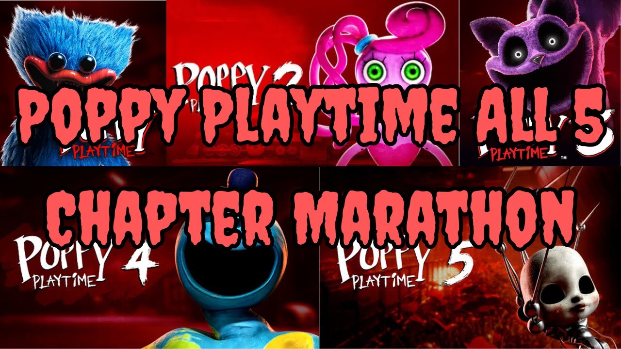 Beating Every Chapter in Poppy Playtime!!!!!!!!!!!!(Day 3) 🔴LIVE🔴