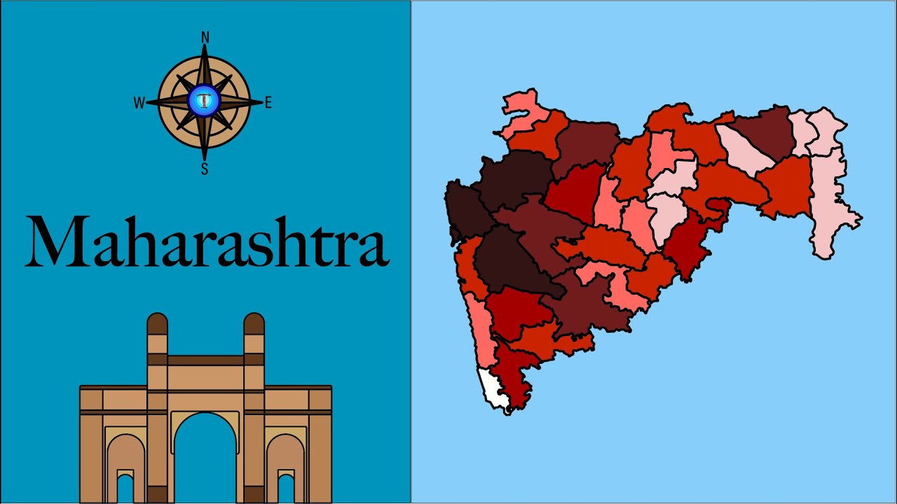 Districts of Maharashtra and their population 🇮🇳
