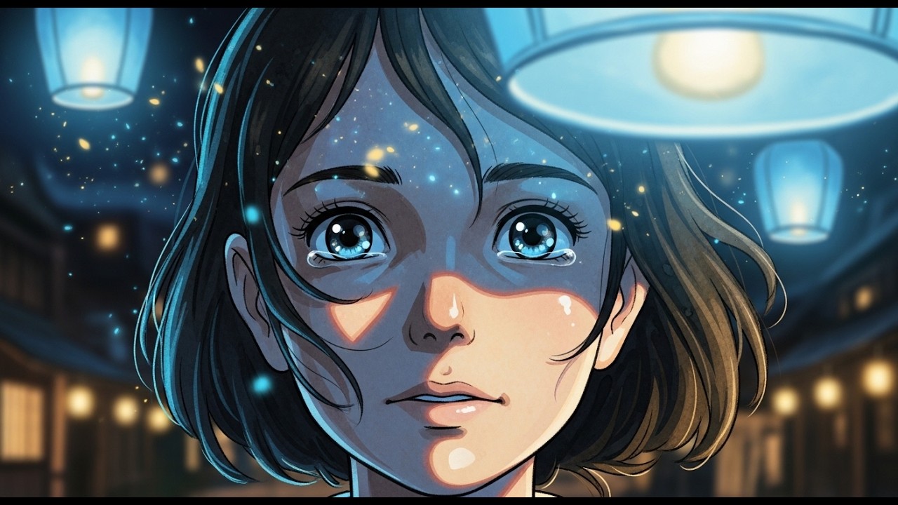 She Followed the Blue Lantern and Found Her Mother | Ghibli Inspired Emotional Story
