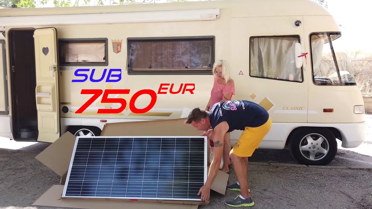 SISTEM cu PANOU SOLAR la AUTORULOTA DIY | Camping GRATUIT in SPANIA