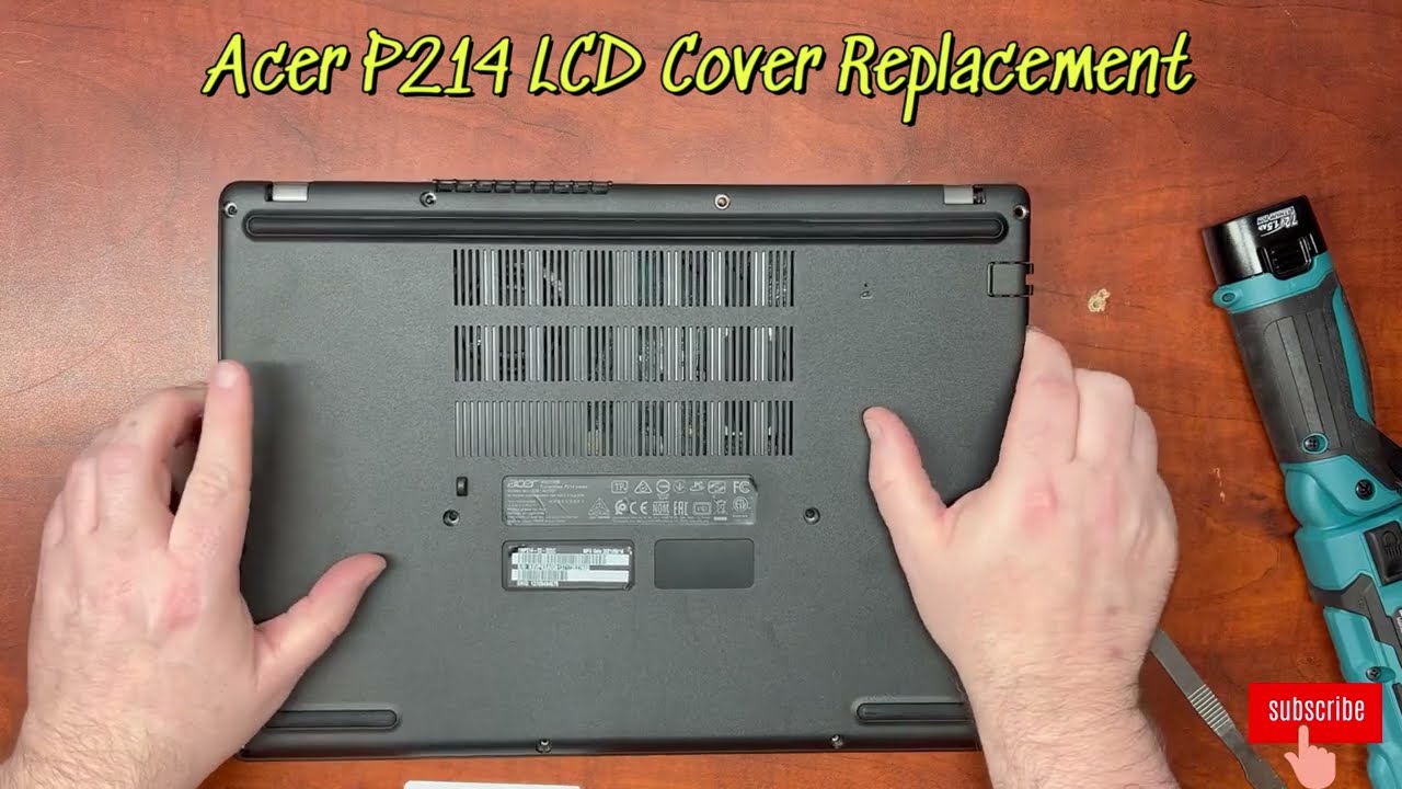 How to replace Acer P214 LCD Cover.