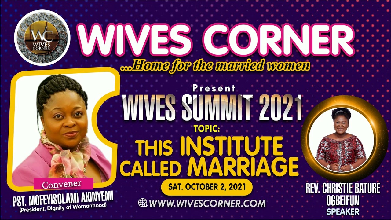 WIVES SUMMIT 2021 - REV CHRISTIE BATURE