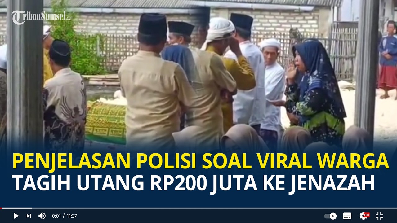 Penjelasan Polisi Soal Video Viral Warga Tagih Utang Rp200 Juta ke Jenazah di Sampang