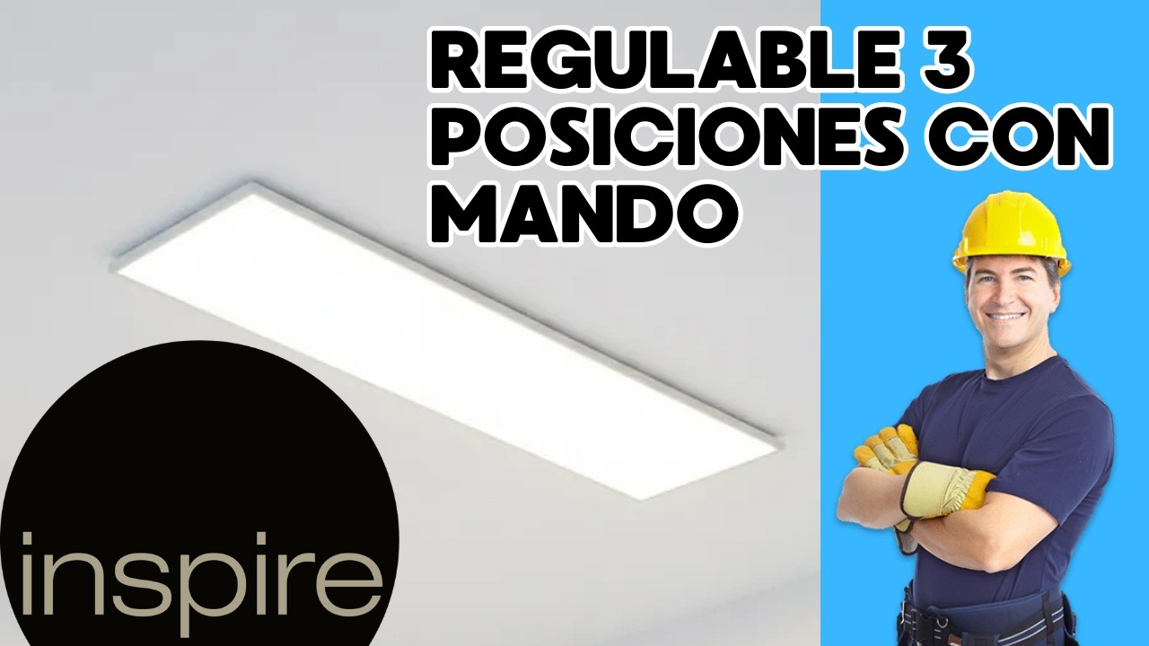 Como instalar un Panel LED INSPIRE Gdansk 5400lm💡