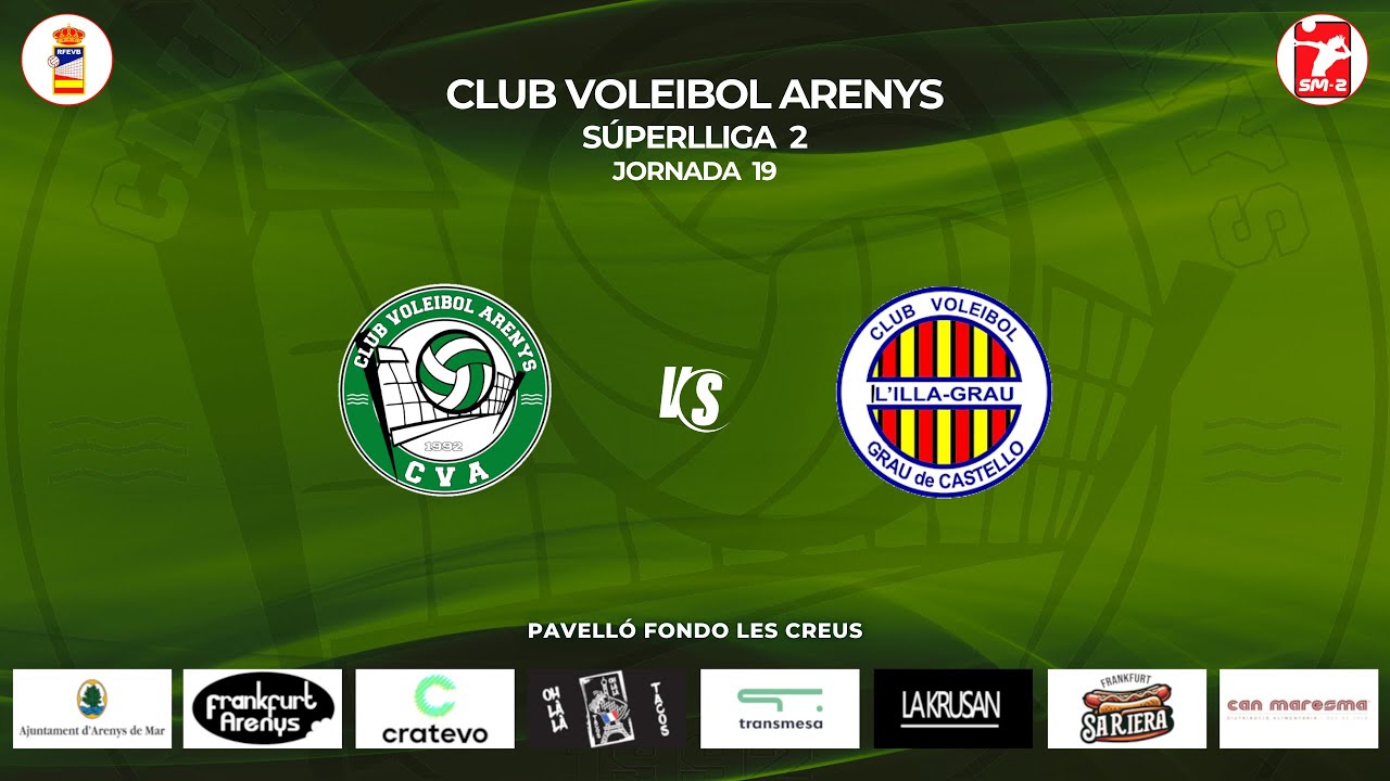 Cratevo Vòlei Arenys vs UBE L'Illa Grau
