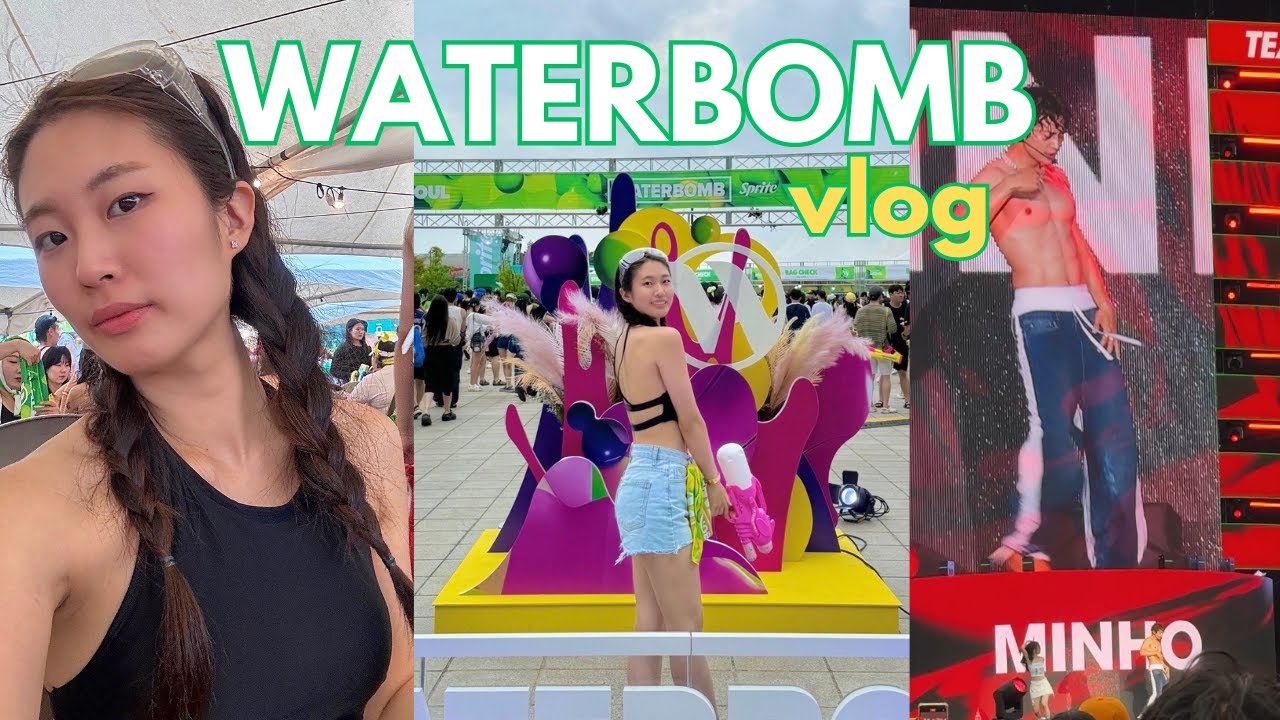 🔫💦 2024 waterbomb seoul vlog! FINALLY saw minho!!