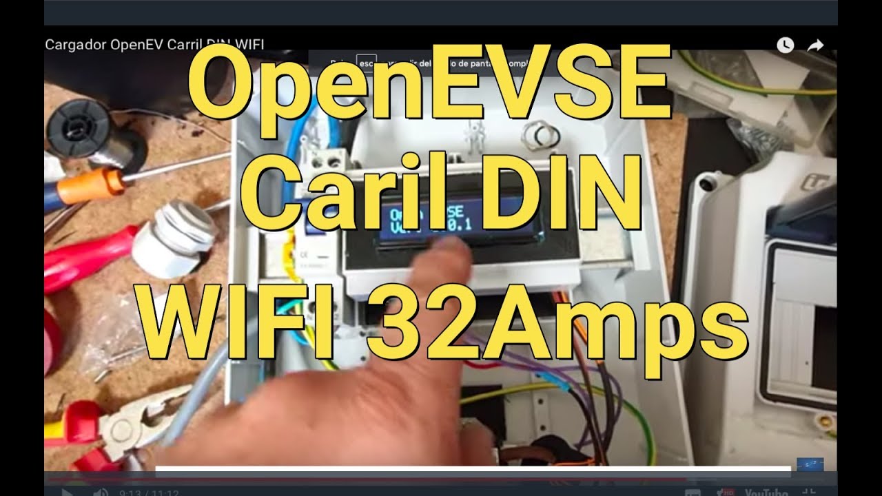 Cargador OpenEV Carril DIN WIFI
