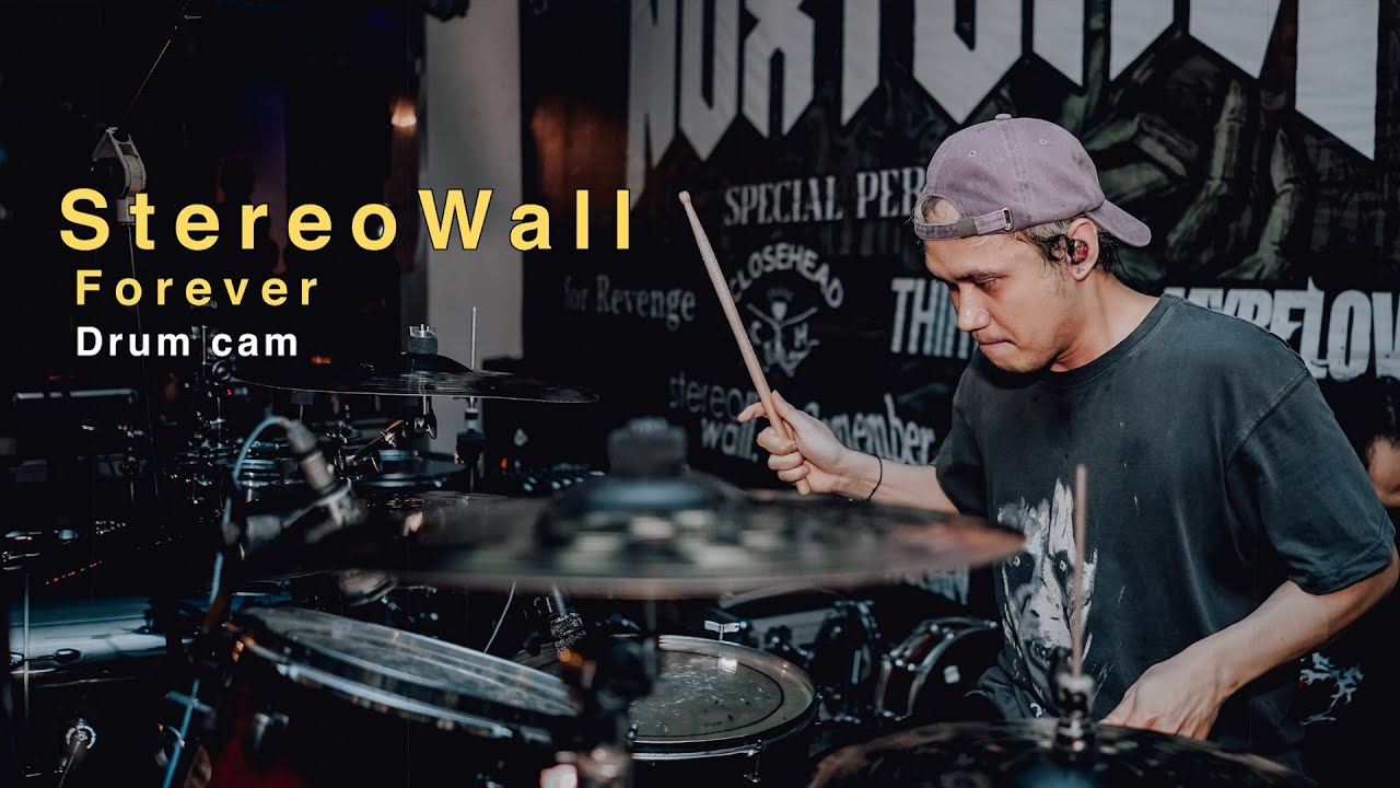 StereoWall - Forever (Drum Cam) Live at MBE GIGS Bogor