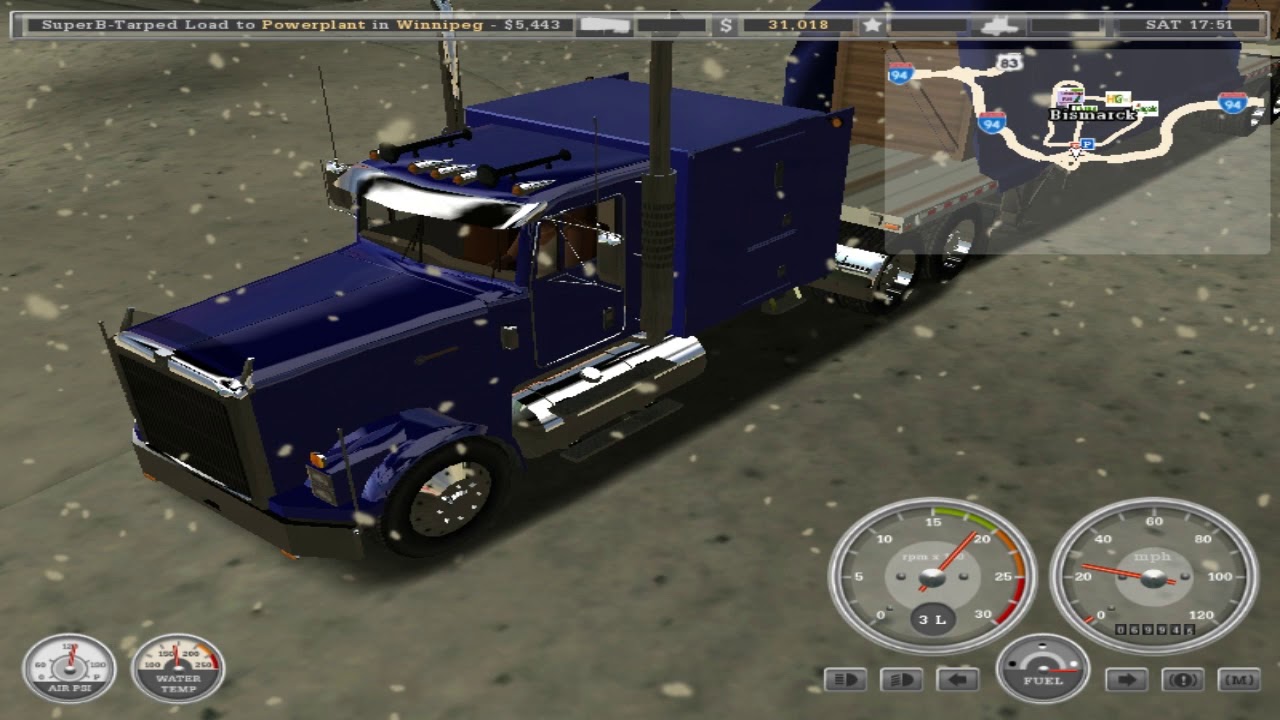 18 Wheels of Steel: Haulin' - Super B-Tarped Load to Winnipeg