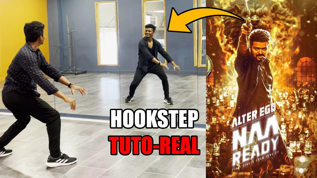 Thalapathy Vijay - Naa Ready (LEO) Hookstep Tutorial by Dr. Nishant Nair